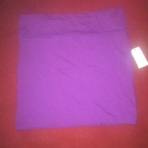 Purple bodycon mini skirt