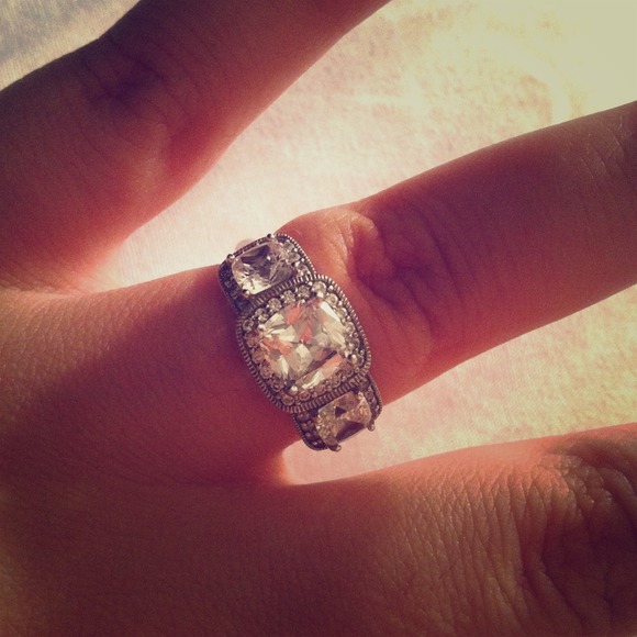 Sterling silver CZ ring