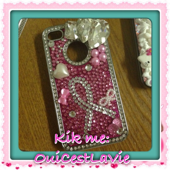Custom Breast Cancer Awareness iphone 4/4s case