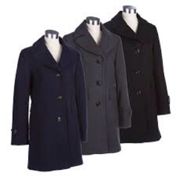 Single-breasted Wool Blend Coat