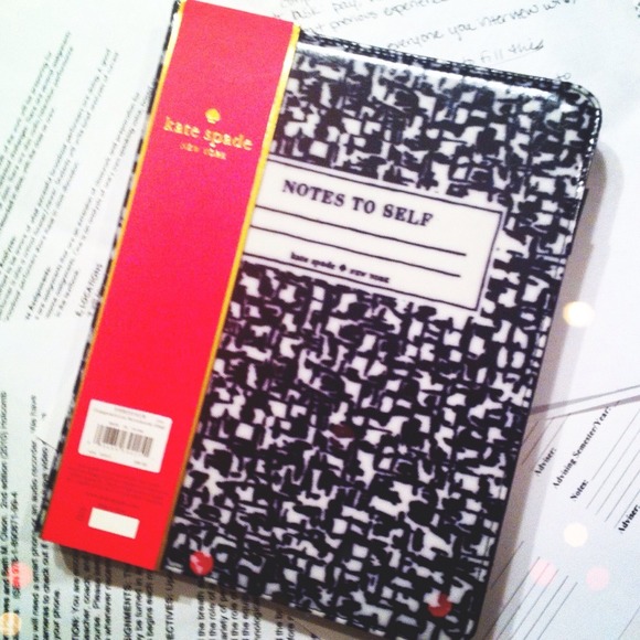 kate spade Accessories - ⬇Kate Spade "Notes To Self" iPad Case!!