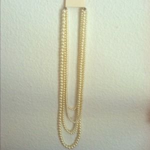 Layered Pearl Necklace