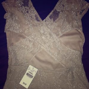 Sparkle nude dress