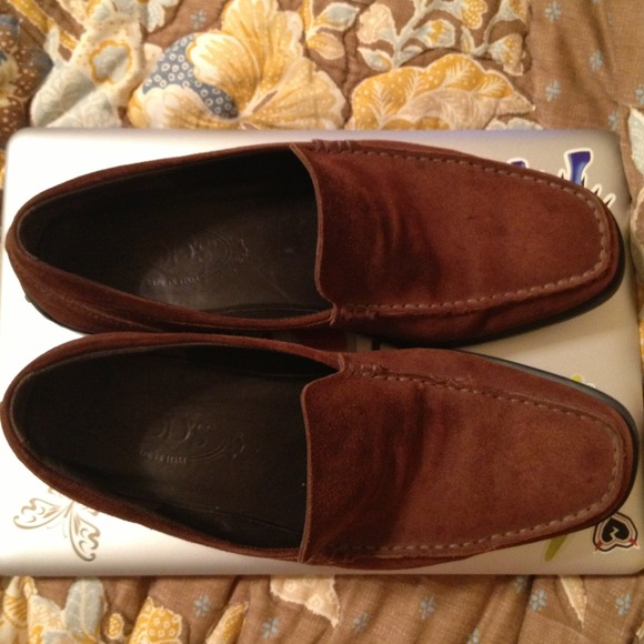 Men Tods Tod's suede loafers