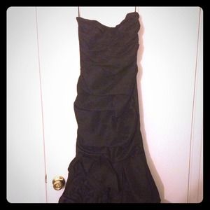 Black Mermaid Prom Dress.