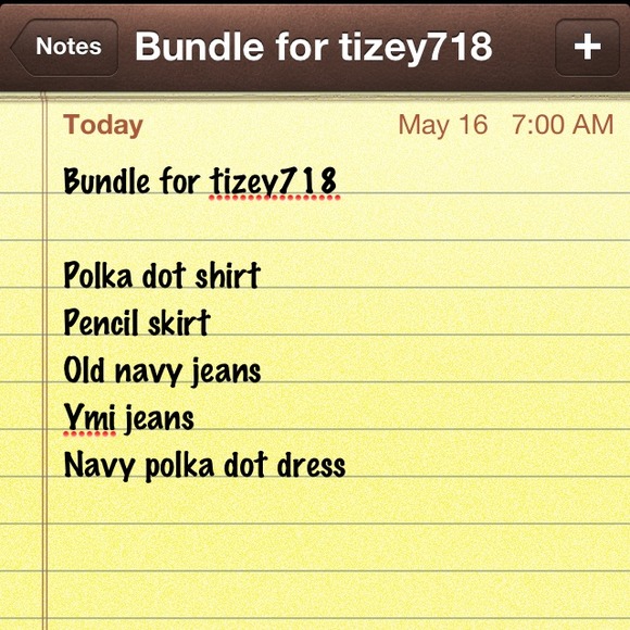 Bundle for tizey718