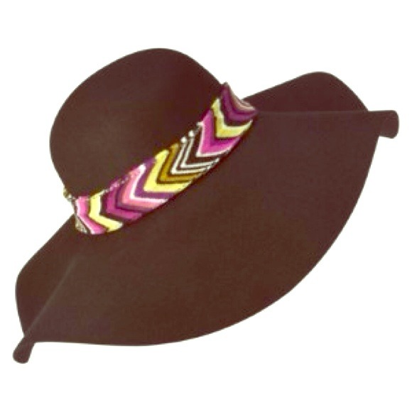Missoni for Target Black Passione Banded Felt Hat