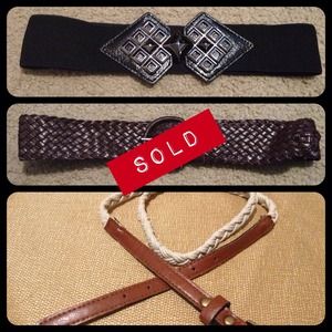 ❌SOLD belt bundle❌