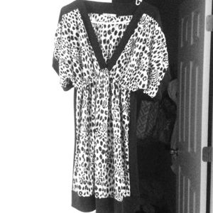 Cheetah print dress