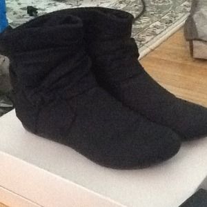 Black ankle boots