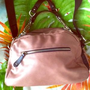 Cross body mauve-pink purse