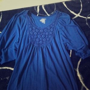 🚫TRADED🚫Cute navy blue shirt ❕