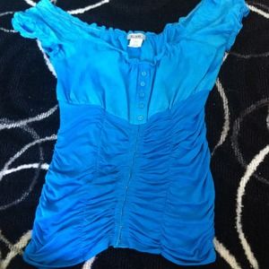 💙💋Sexy blue corset style top