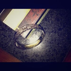 Authentic silver Coach bracelet