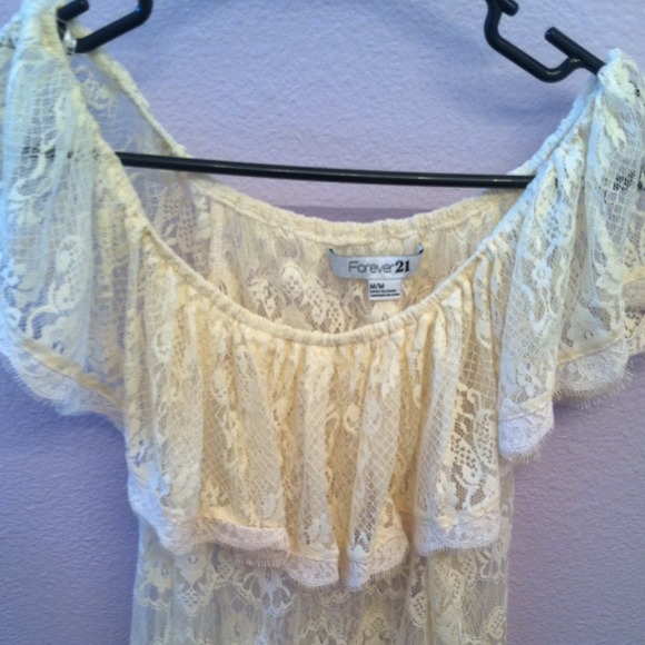 Boho style lace top