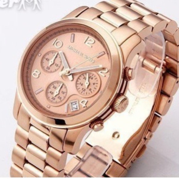 Rose Gold Mk watch