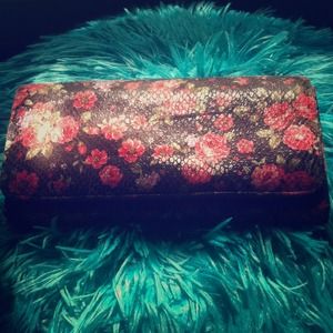 Floral wallet.