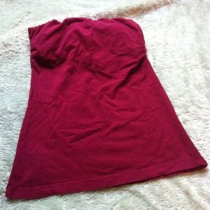 Maroon mossimo tube top
