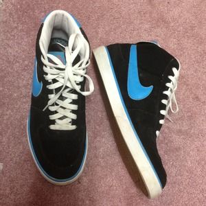 Blue/Black/White Nike 6.0 High Tops
