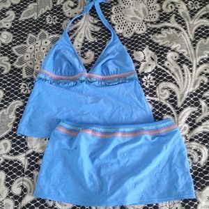 Blue Tankini bathing suit