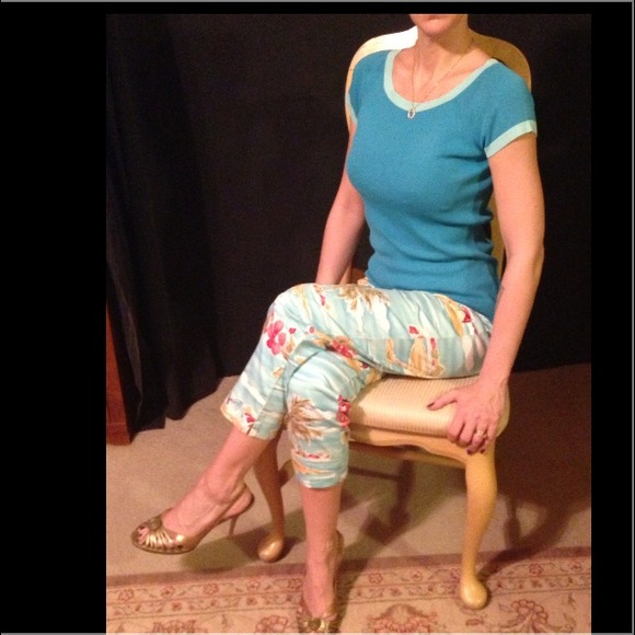 Wow bright colors! So fun to wear.