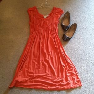 SOLD Max Studio orange dress