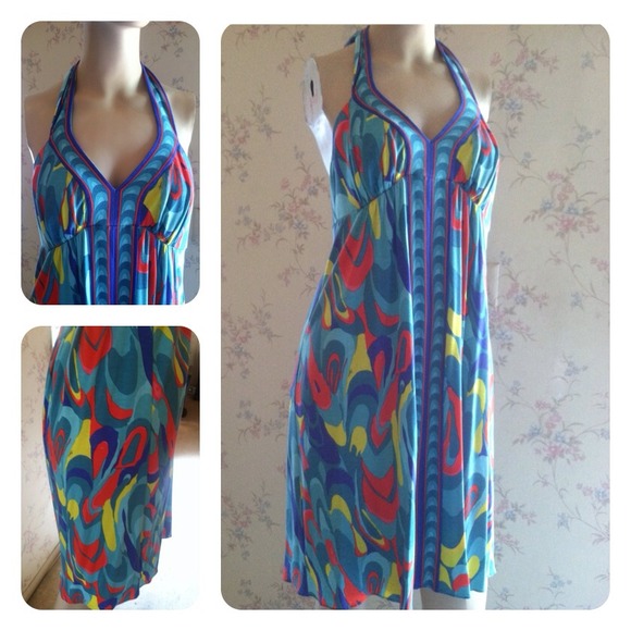 ********SOLD*******Trina Turk halter summer dress