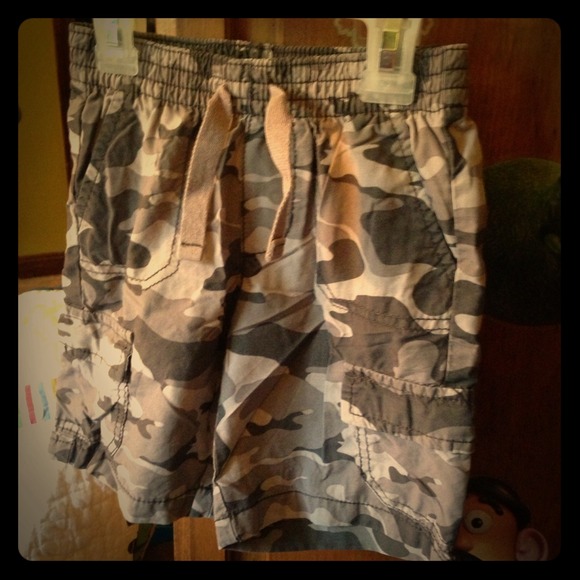 Gray Camo Shorts