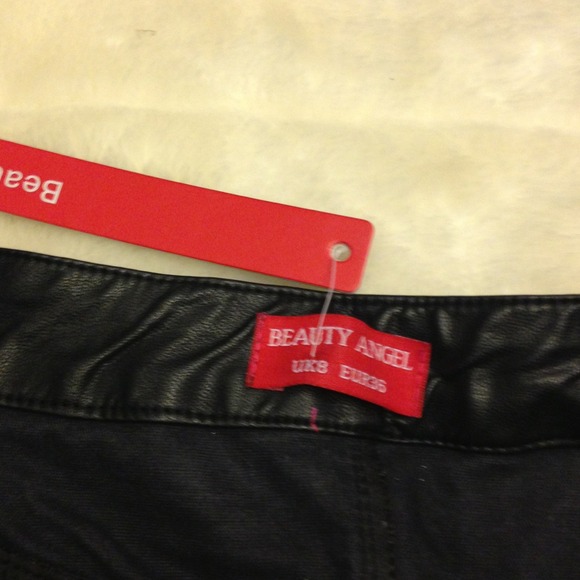 Faux Leather Rocker Shorts - Picture 3 of 4