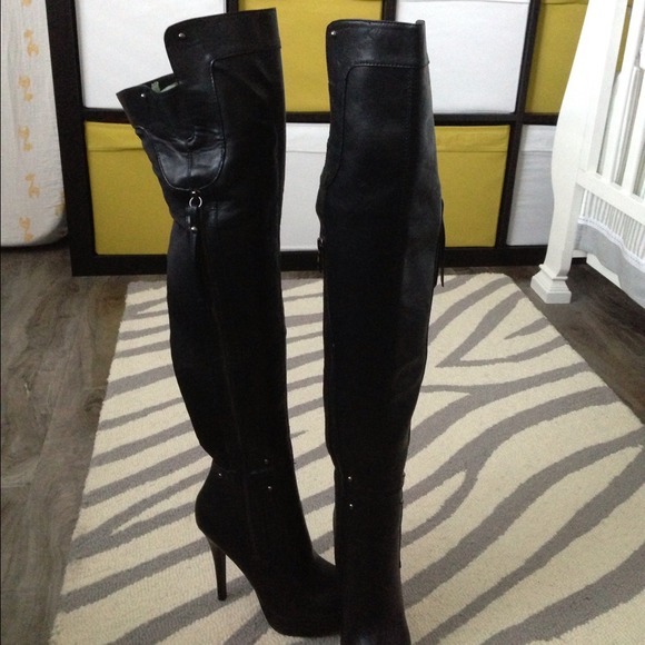 👣Bakers over the knee spike heel boots👣