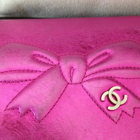 CHANEL Handbags - Additional pics of Authentic Chanel Fuchsia Wallet