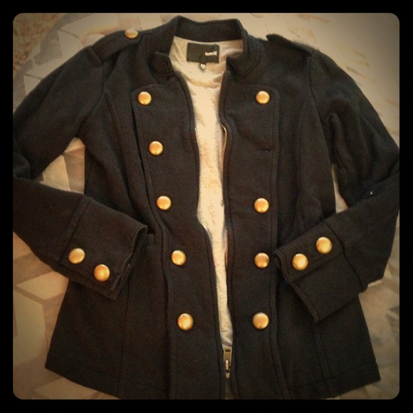 Fashion statement pea coat.