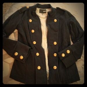 Fashion statement pea coat.