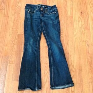 American Eagle Artist dark blue denim 0 short