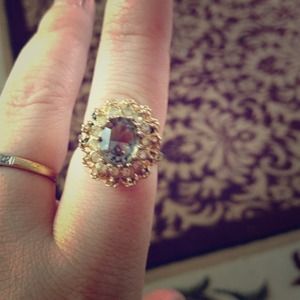 VINTAGE English heavy electroplated 18k gold