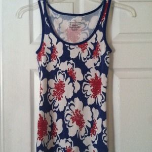 Flowered summer tank