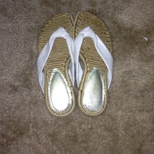 White sandals sz 6
