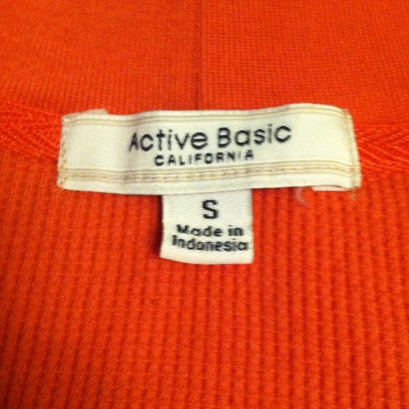 Rustic orange pullover hoodie - Picture 3 of 4