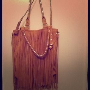 **RESERVED** Fringe leather bag