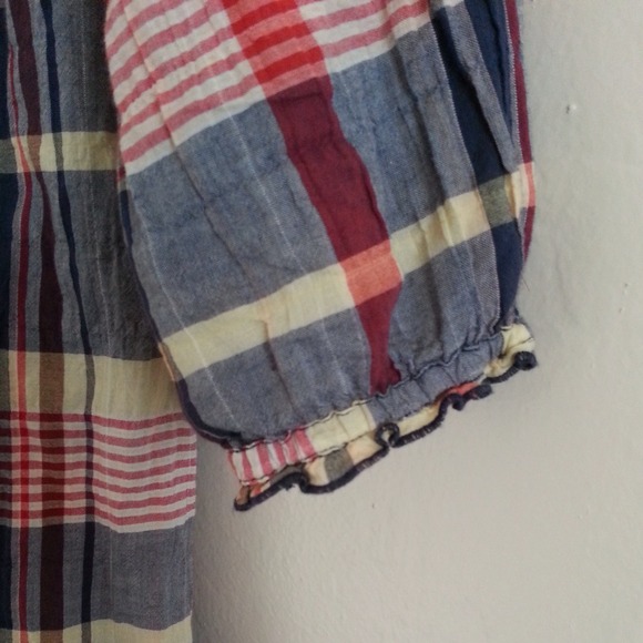 🚫SOLD in Bundle🚫Plaid Button Down Tunic Dress - Picture 3 of 4