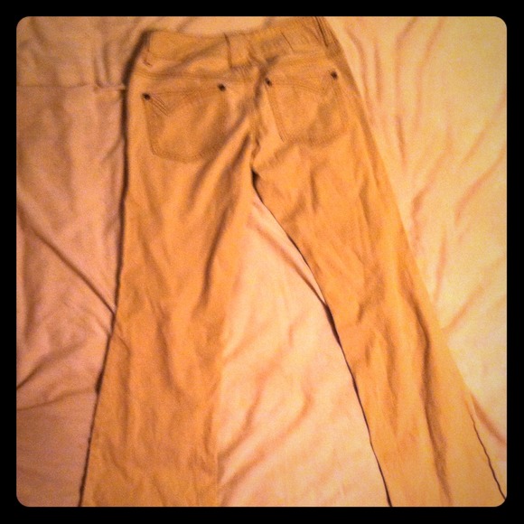 Khaki dress pants.