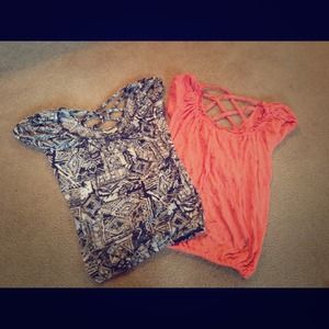 Two small cute spring tops!