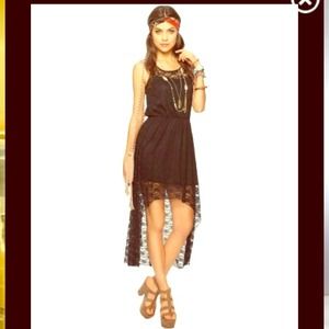 Black hi/low dress from forever21 in size L $25
