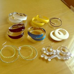 NWOT f21 earring bundle 9 pairs
