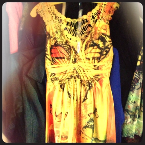✖SOLD✖ in bundle Butterfly dress w/lace