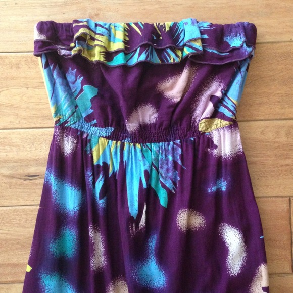 *SOLD* Floral Long Boho Hippie Summer Maxi Dress - Picture 2 of 2