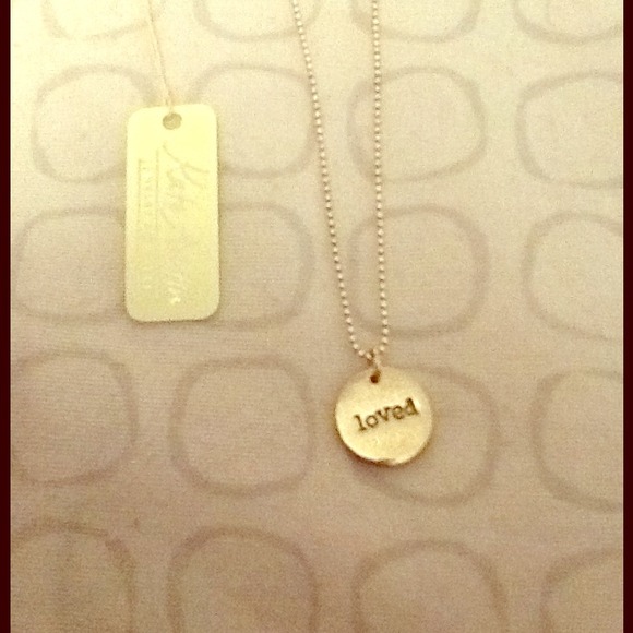 Kate Austin "Loved"/"Sisters" Necklace BRAND NEW