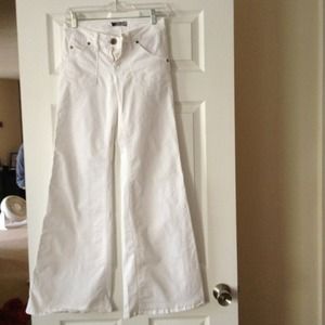 White Hudson flare jeans