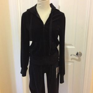 Angel Wing Velour Track Suit/ tank top bundle
