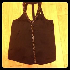 Black rhinestone shirt